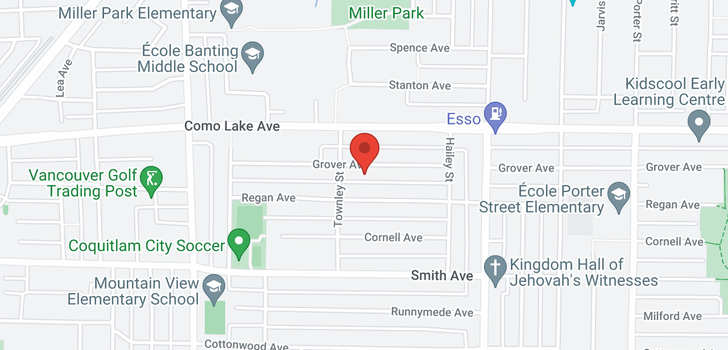map of 842 GROVER AVENUE